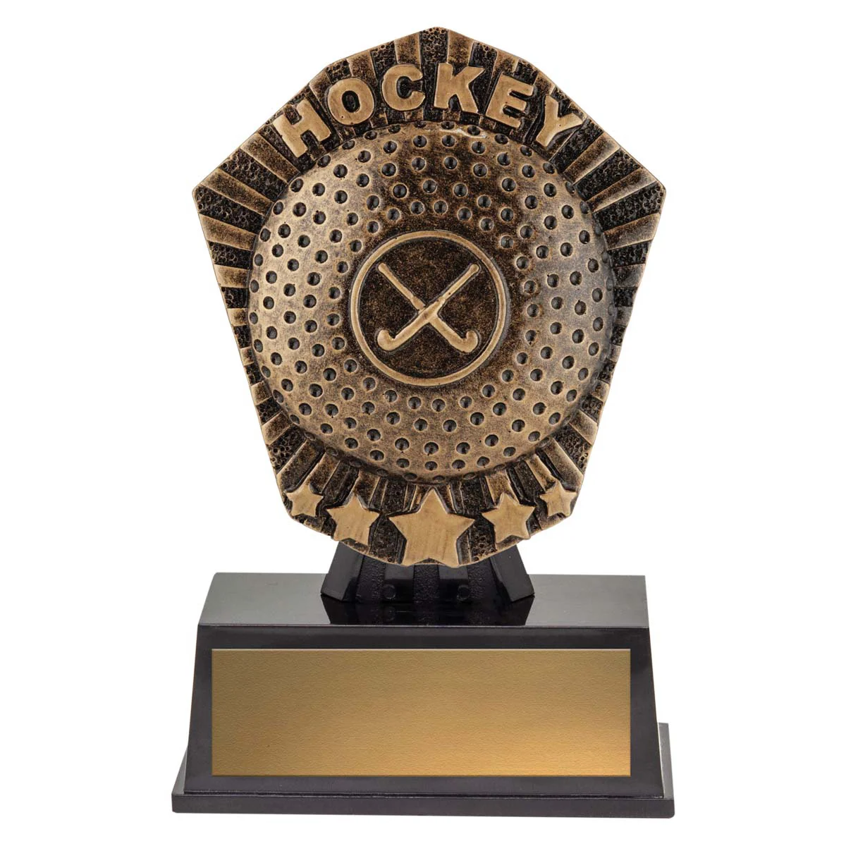 csm44-gold Gold cosmos super mini - hockey with plastic construction
