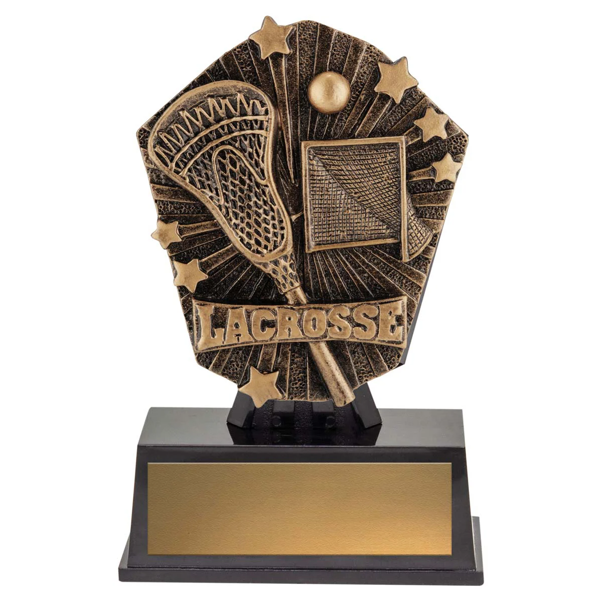 csm63-gold Gold cosmos super mini - lacrosse with plastic construction