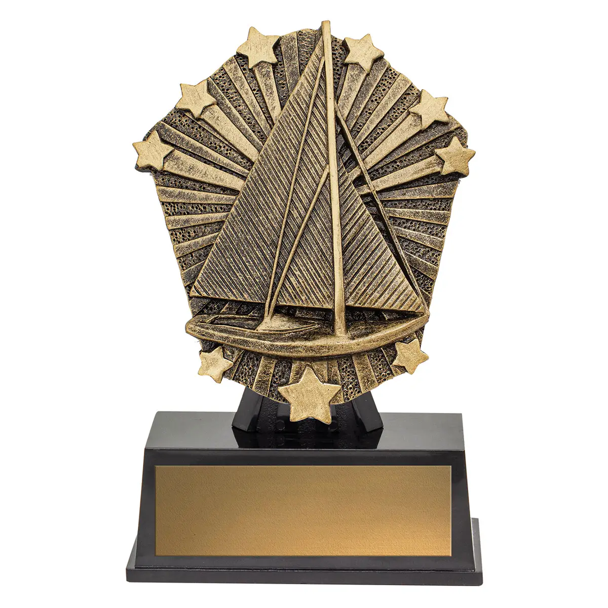 csm96-gold Gold cosmos super mini - sailing with plastic construction