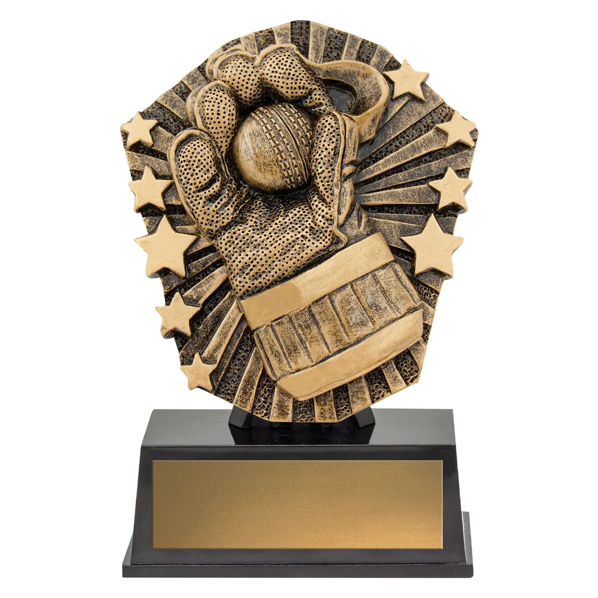 csm90-gold Gold cosmos super mini - wicketkeeper with plastic construction