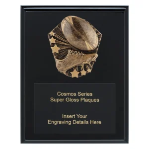 Black cosmos super plaque with timber construction