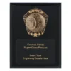 crk783a-black Black cosmos super plaque - bowls with timber construction