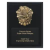 crk703a-black Black cosmos super plaque - fishing with timber construction