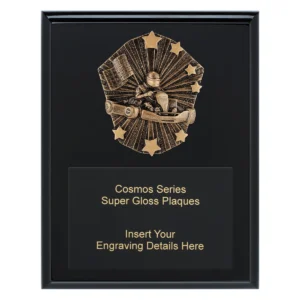 Black cosmos super plaque - go kart with timber construction