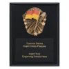 crk758a-black Black cosmos super plaque - lifesaving with timber construction