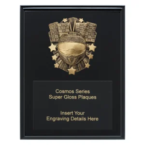 Black cosmos super plaque - motorsport with timber construction