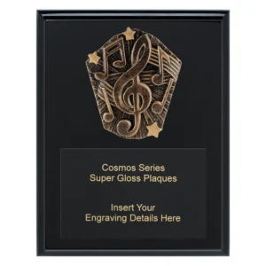 Black cosmos super plaque - music with timber construction