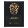 crk791a-black Black cosmos super plaque - netball with timber construction