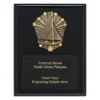 Black cosmos super plaque - sailing with timber construction