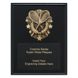 Black cosmos super plaque - wooden spoon with timber construction
