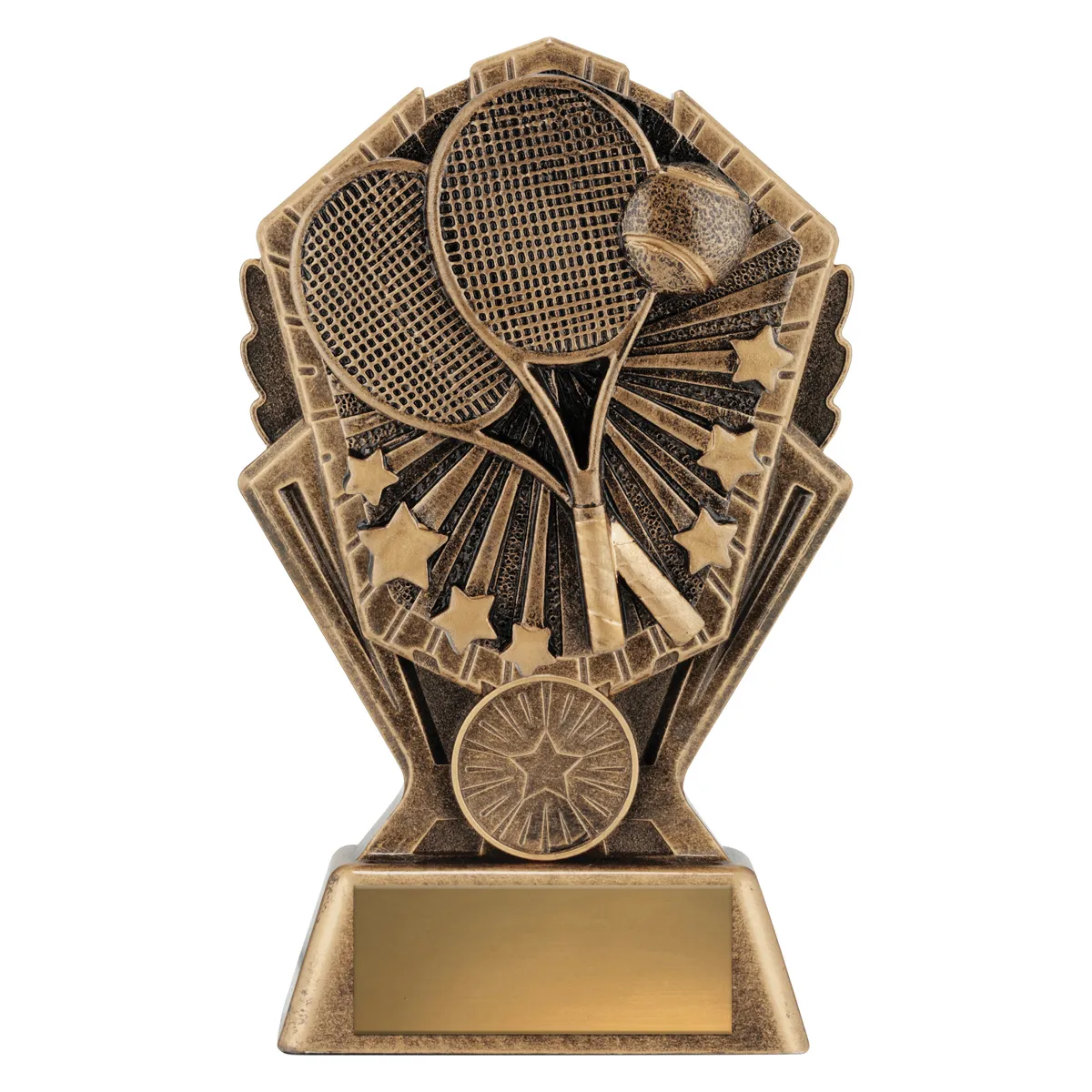 cr118a-gold Gold cosmos - tennis with resin construction