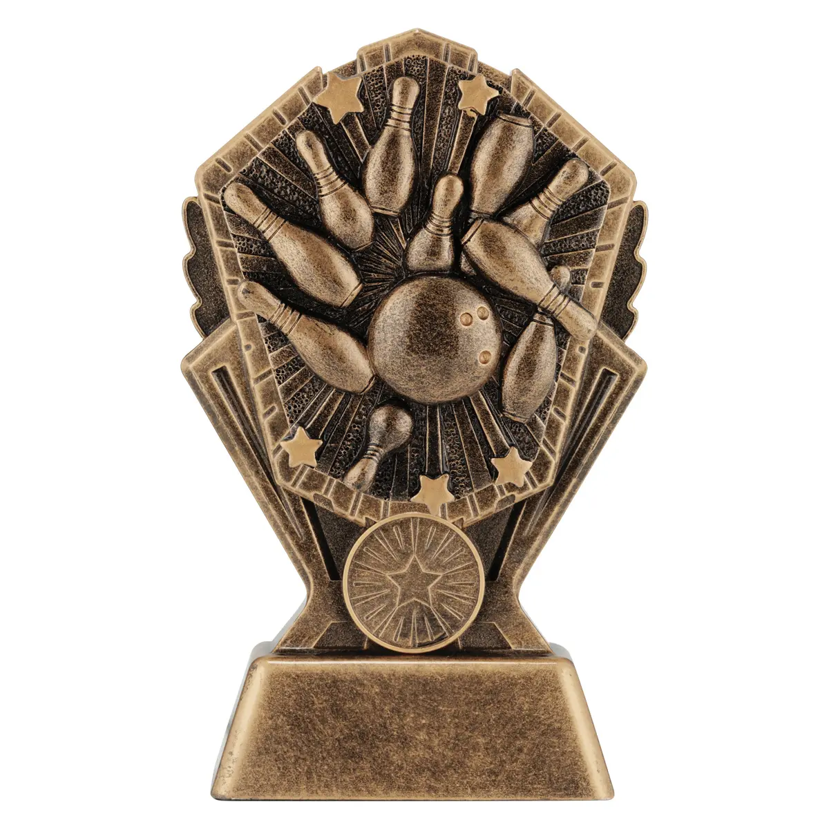 cr152a-gold Gold cosmos - tenpin with resin construction