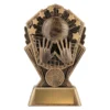 cr127a-gold Gold cosmos - volleyball with resin construction