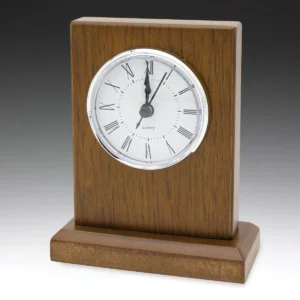 Craft timber clock with timber construction
