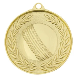 Gold cricket classic wreath with metal construction