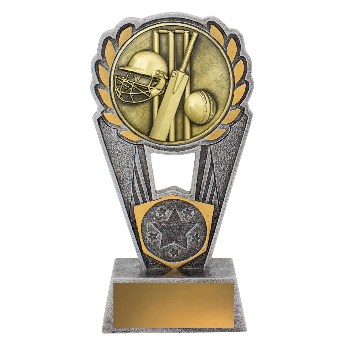 -gold Silver / gold cricket polaris with resin / metal construction