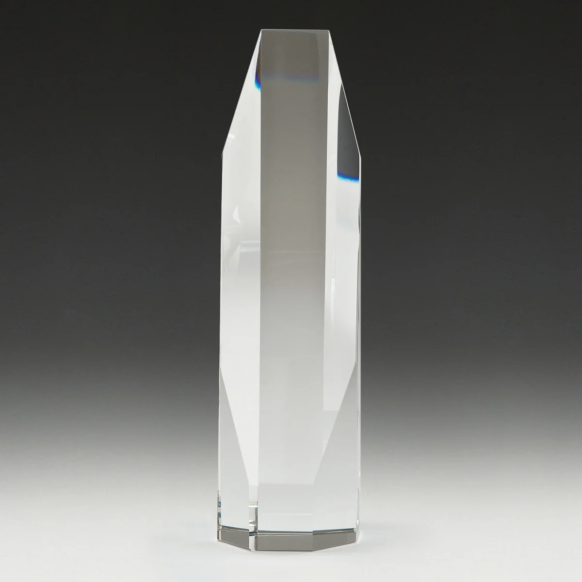 cc643xl-grey-bg Crystal octagon tower with crystal construction