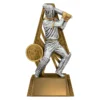 -gold Silver / gold cyber batting with resin construction