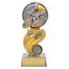 ur64a-silver Silver cycling flame with resin construction