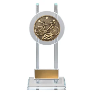 Gold cycling spartan glass with glass construction
