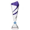 cup69b-purple Purple cyclone with plastic / marble construction