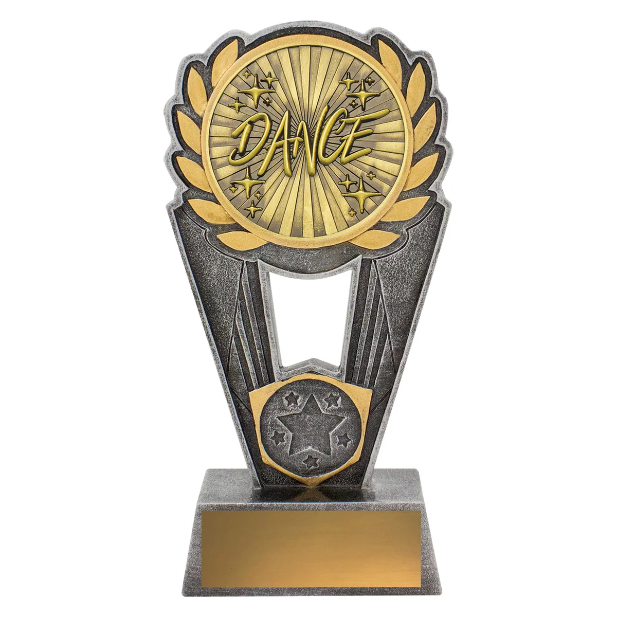 Silver / gold dance polaris with resin / metal construction