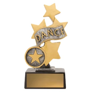 Gold dance starburst with resin construction