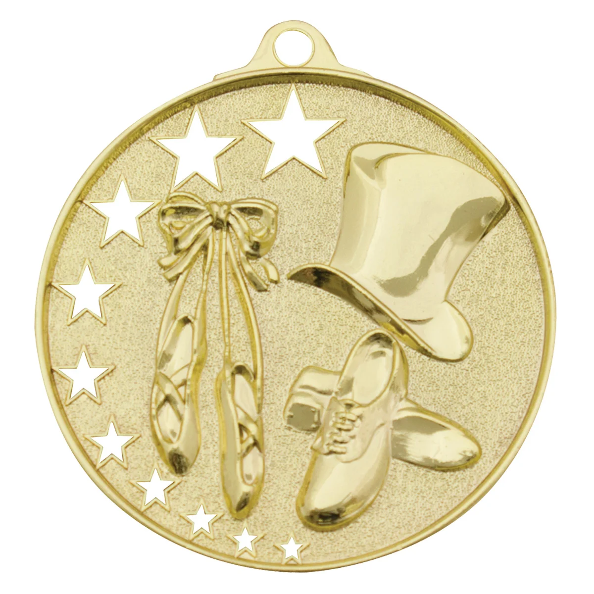 mh932g-gold Gold dance stars with metal construction