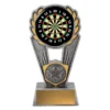 Silver dartboard polaris - colour with resin construction