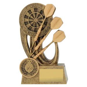 Gold darts epic with resin construction