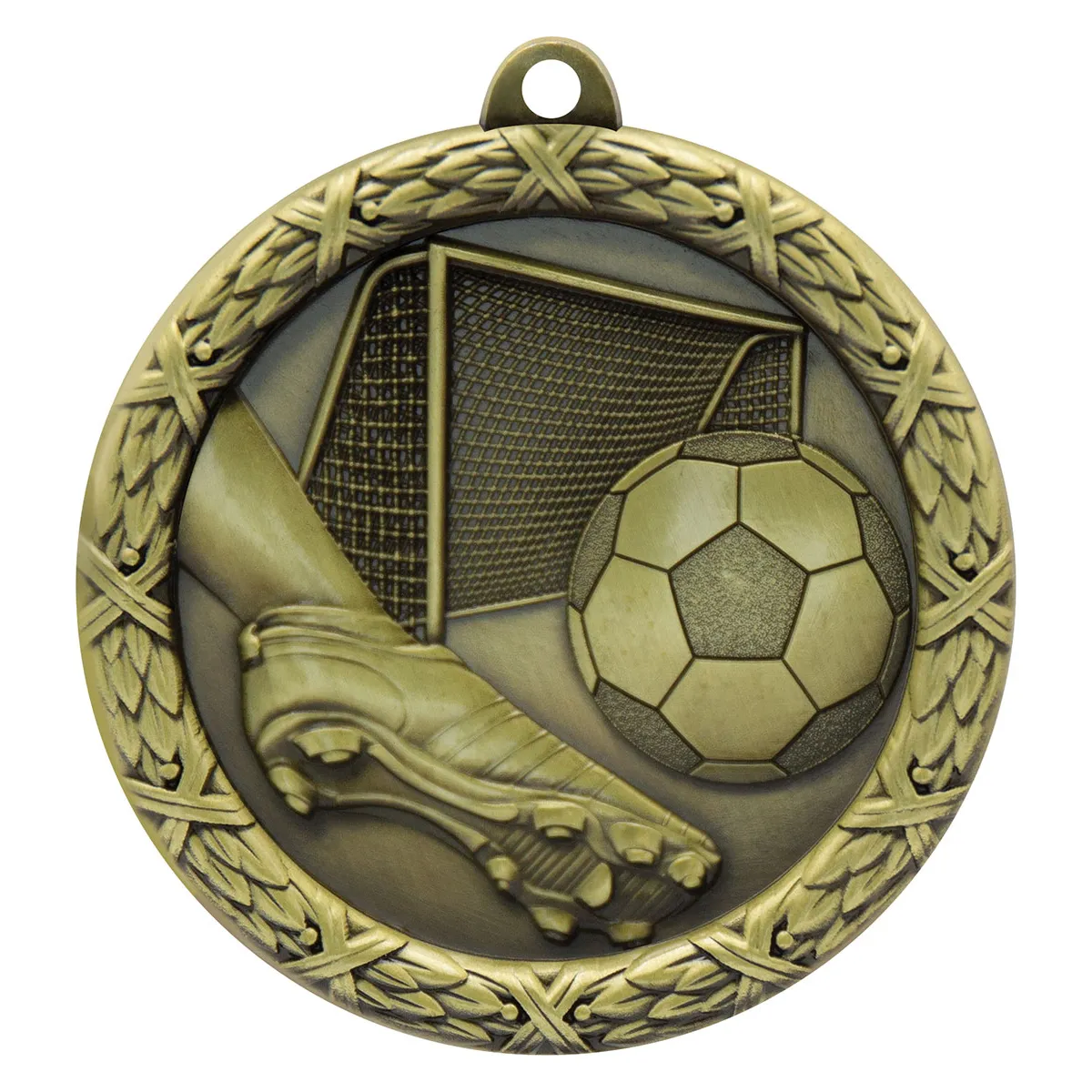 mz804g-gold Gold derby medal with metal construction