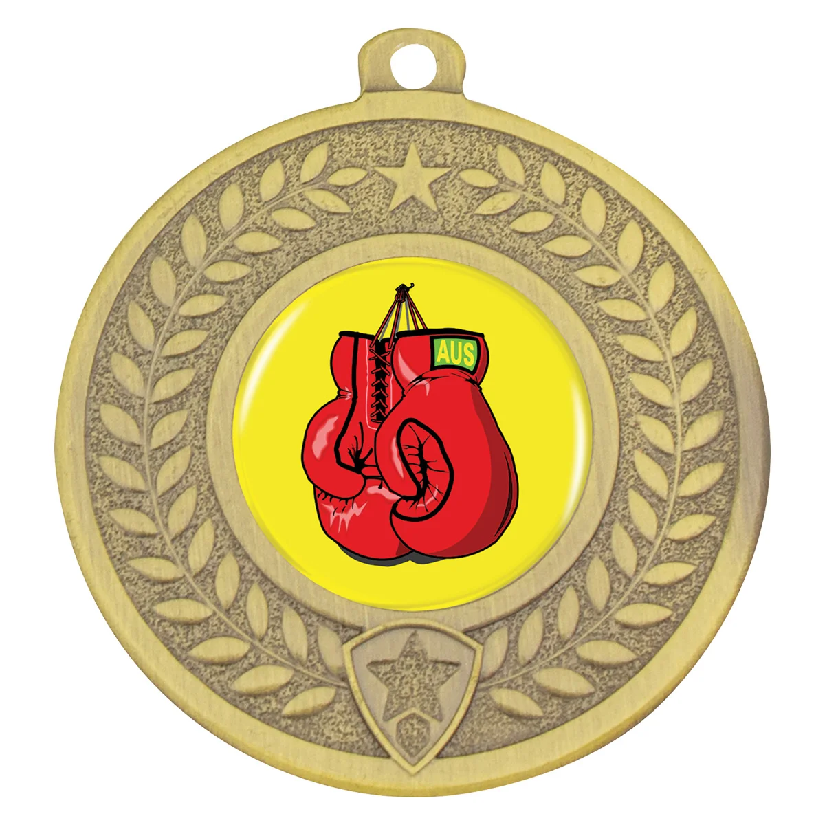 dmk32g-gold Gold distinction - boxing with metal construction