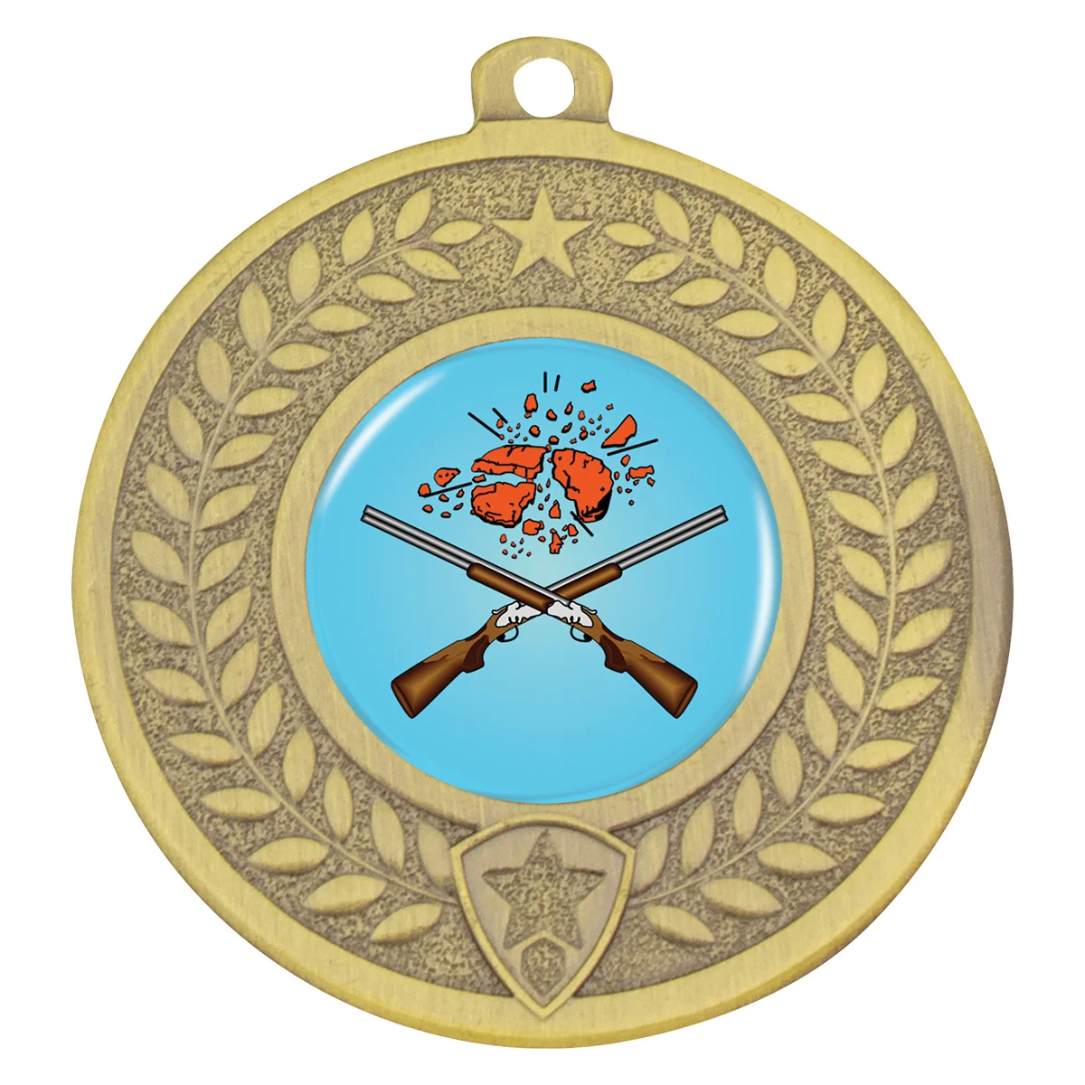 dmk155g-gold Gold distinction - clay with metal construction