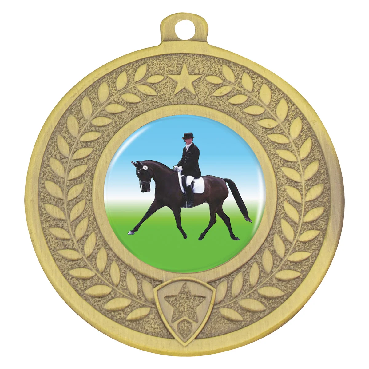 dmk100g-gold Gold distinction - dressage with metal construction