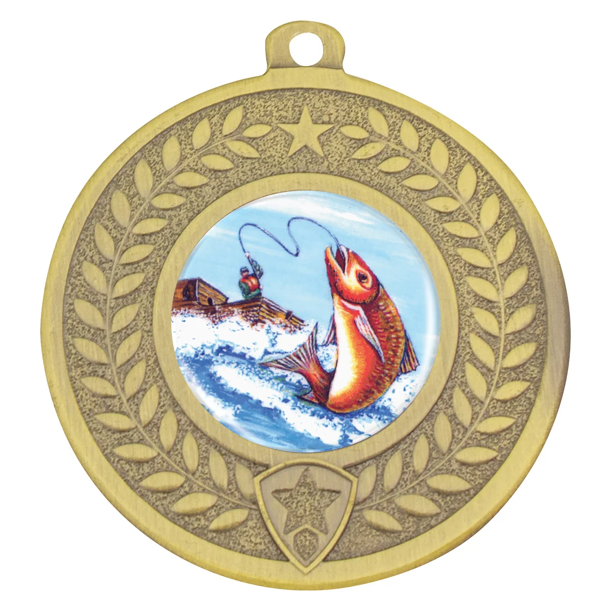 dmk77g-gold Gold distinction - fishing with metal construction
