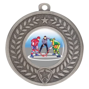 Silver distinction - ice hockey with metal construction