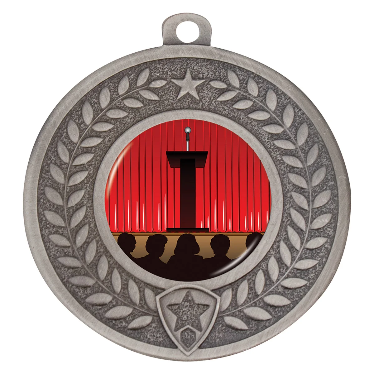 dmk131s-silver Silver distinction - public speaking with metal construction