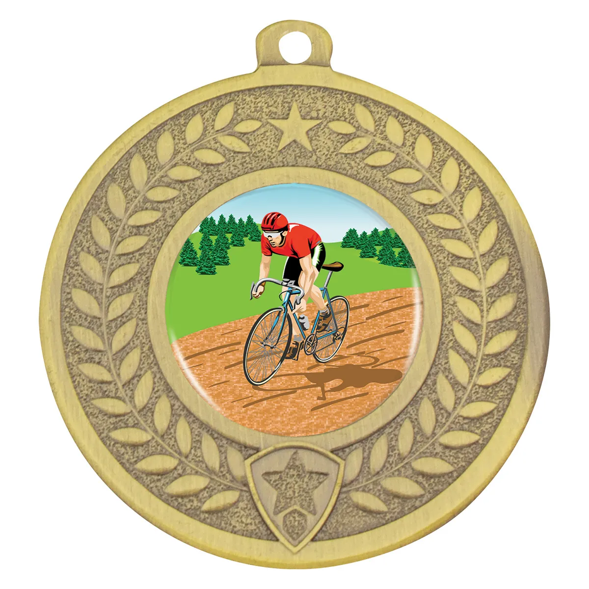 dmk55g-gold Gold distinction - road race with metal construction