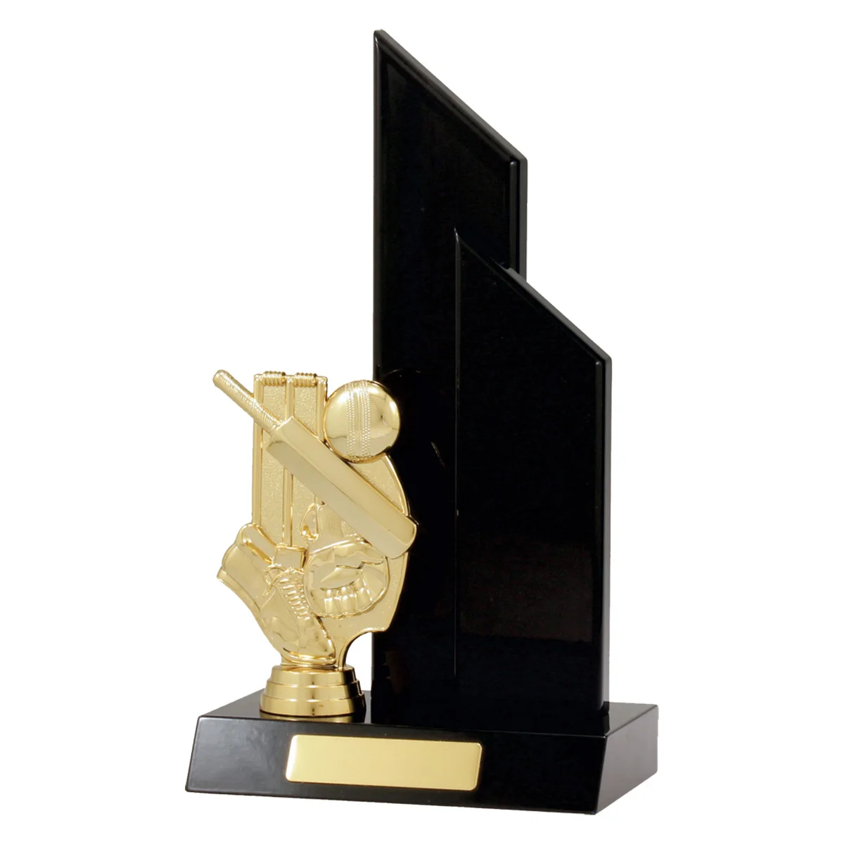 s5368-black Black double wing with plastic / timber construction