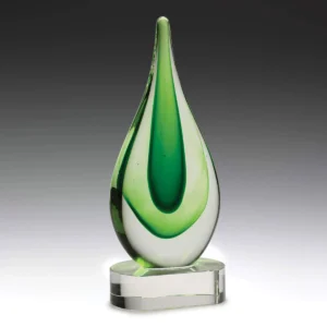 Green earth with glass construction