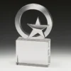 gs205a-grey-bg Eclipse star with crystal / metal construction
