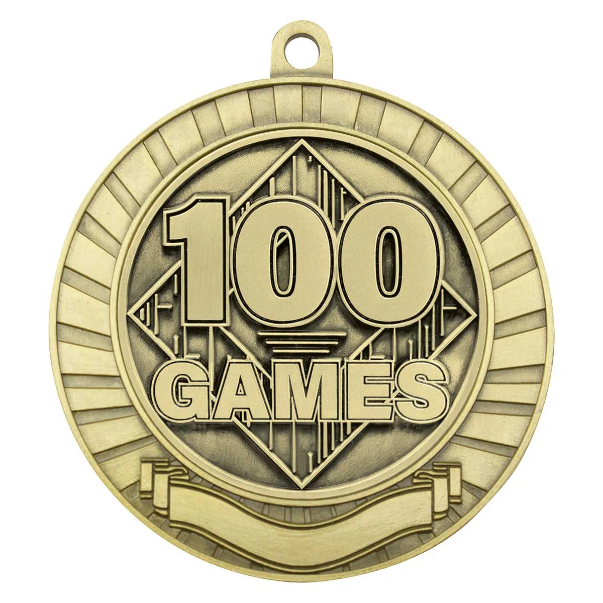 mmy2110g-gold Gold eco scroll - 100 games with metal construction