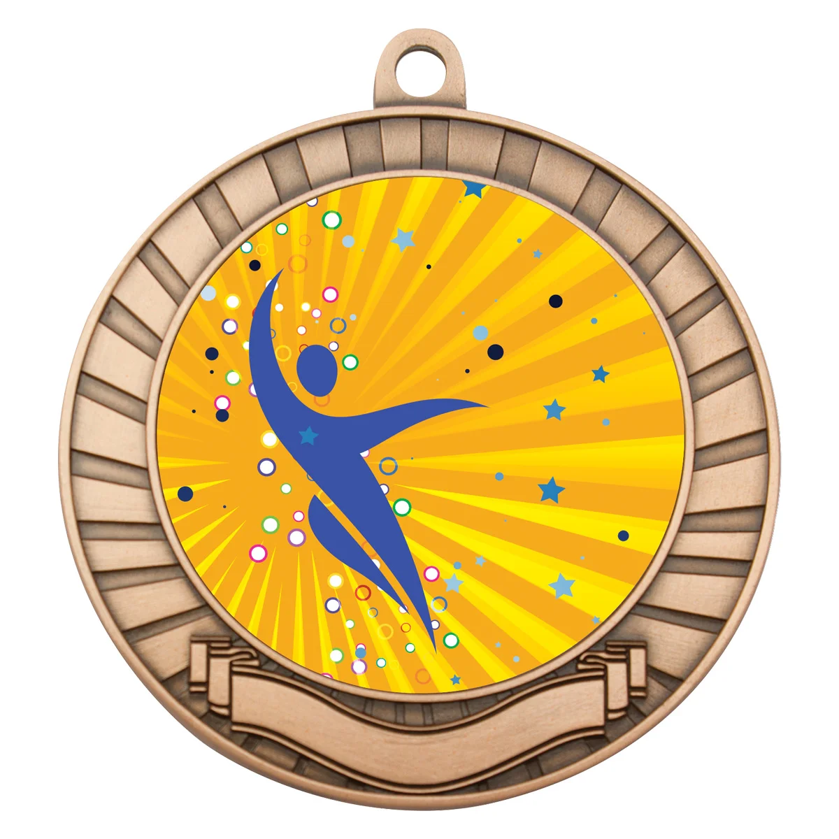ase272b-bronze Bronze eco scroll - abstract with metal construction