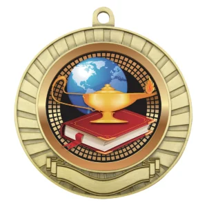 Gold eco scroll - academic with metal construction