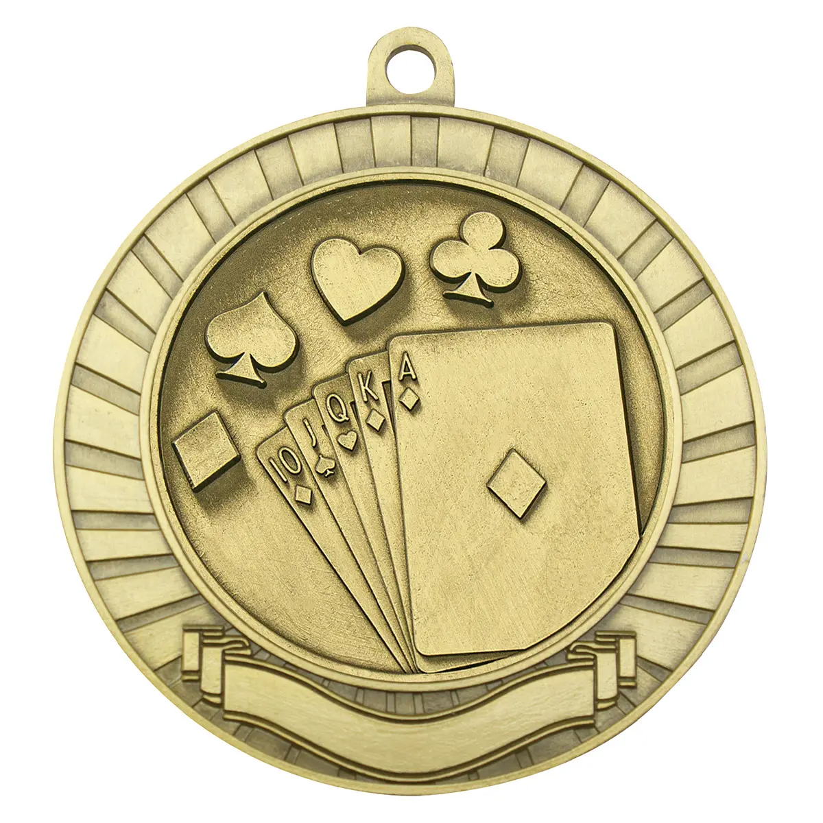 mmy297g-gold Gold eco scroll - cards with metal construction