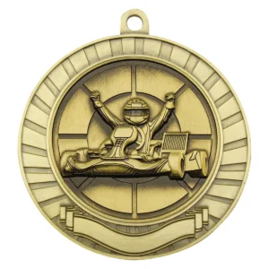 Gold eco scroll - go kart with metal construction