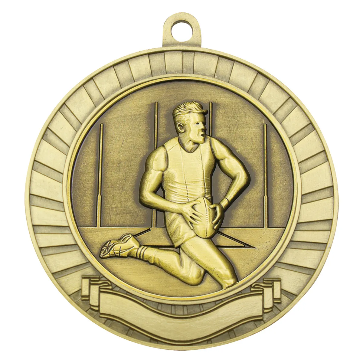 mmy286g-gold Gold eco scroll - male with metal construction