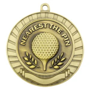 Gold eco scroll - nearest the pin with metal construction
