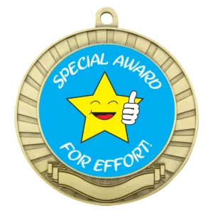 Gold eco scroll - special award with metal construction