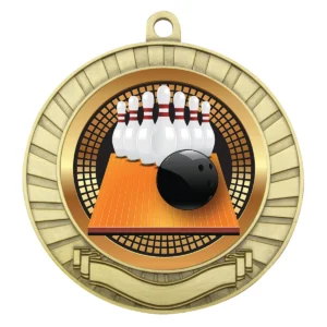 Gold eco scroll - tenpin with metal construction